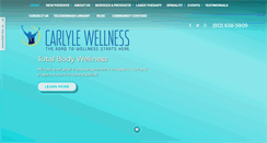 Desktop Screenshot of carlylewellness.com